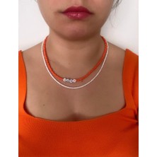 Sema Artdesing Cool Yazılı Ikili Kolye Seti