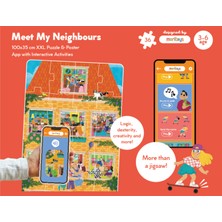 Meet My Neighbours - 36 Parça XXL Dev Puzzle, Poster & Dijital Aktiviteler