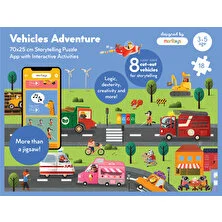 Moritoys Vehicles Adventure: 18 Parça Yapboz ve 8 Cut-Out Araç ile Taşıtları Keşfet