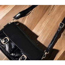 Shining Shop Kadın El ve Omuz Çanta Iç Astarlı Çok Bölmeli Çapraz Askılı