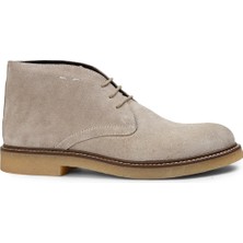 Deery Hakiki Süet Bej Erkek Çöl Botu - 01295MBEJC02
