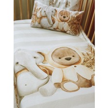 Pithy Peluş Çift Yüz Bebek Battaniye (80X120)-BABY Bear