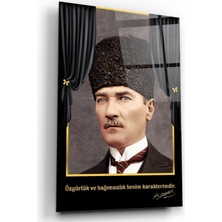 Miraax Atatürk Cam Tablo