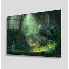 Miraax Yeşil Cam Tablo