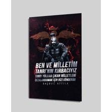 Miraax Başbuğ Attila Cam Tablo