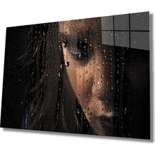 Miraax Kadınlar Su Damlaları Cam Tablo Women Water Drop