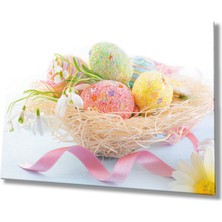 Miraax Yumurtalar Paskalya Cam Tablo