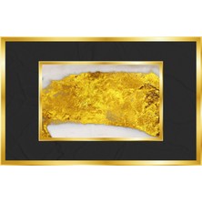 Miraax Soyut Cam Tablo