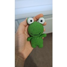 Dönencix Amigurumi Kurbağa Anahtarlık