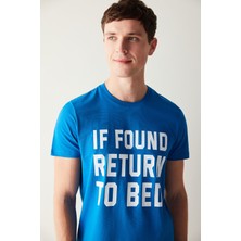 Penti Erkek Return To Bed Yazılı Çok Renkli Pijama Takımı