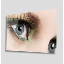 Miraax Kadınlar Göz Cam Tablo Women Eye
