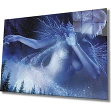 Miraax Kadınlar Fantastik Peri Kızı Cam Tablo Women Fantastic Fairy
