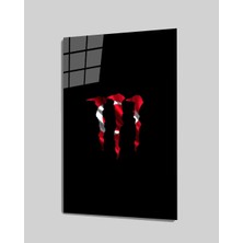 Miraax Türk Bayrağı Cam Tablo