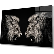 Miraax Aslan Cam Tablo