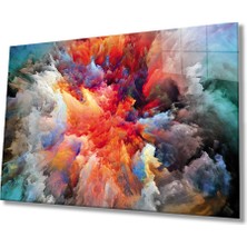 Miraax Soyut Cam Tablo