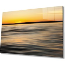 Miraax Gün Batımı Cam Tablo   Sunset Table