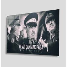 Miraax Fevzi Çakmak Paşa Cam Tablo