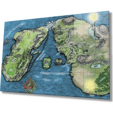 Miraax Harita Cam Tablo   Map