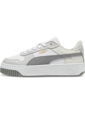 Puma Carina Street Bayan Günlük Spor Ayakkabı 38939020-BEYAZ Gri 40 - Beyaz Gri