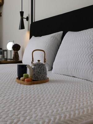 Elif Ada & Merya Pamuklu Kapitone Sıvı Geçirmez Yatak Koruyucu Fitted Alez