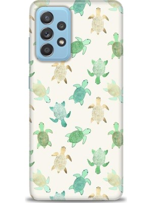 gmotp Samsung Galaxy A52 Kılıf Hd Baskılı - Minik Kaplumbağalar