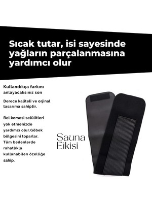 Artual Unisex Sauna Termal Kemer Korse Zayıflama Göbek Eriten Toparlayıcı Fitness Sporcu Kemeri Bel Bandı Korse Termal Sauna Kemer Neopren Korse Kemer Zayıflama Kemeri