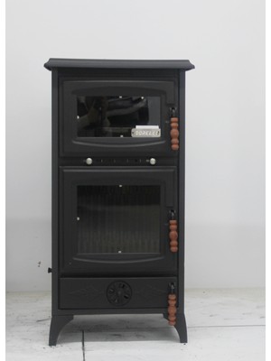 Dorello Mf 29 Model Üstü Fırınlı Döküm Şömine Soba Kuzine Soba Döküm