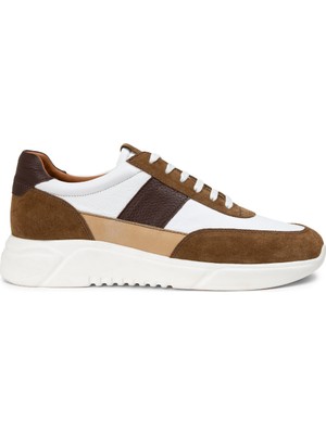 Deery  Süet Taba Rengi Erkek Sneaker Ayakkabı - 01963MTBAE01