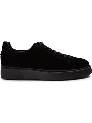 Deery  Süet Siyah Erkek Sneaker Ayakkabı - 01954MSYHE03