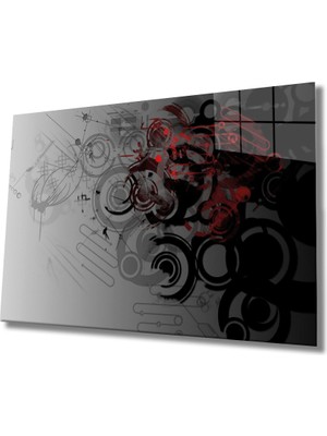 Miraax Illüstrasyon Cam Tablo Illustration Art