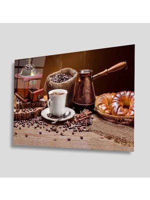 Miraax Türk Kahvesi Cam Tablo