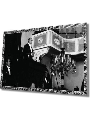 Miraax Atatürk Cam Tablo