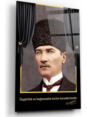 Miraax Atatürk Cam Tablo