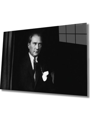 Miraax Atatürk Cam Tablo