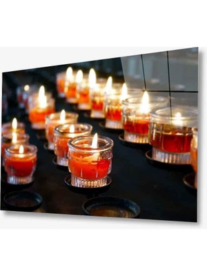 Miraax Mum Kandil Cam Tablo