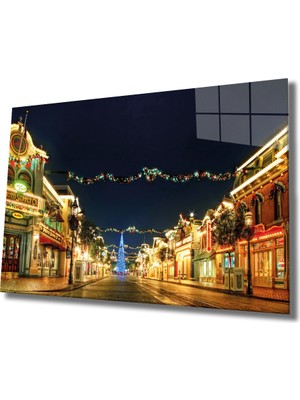 Miraax Şehir Manzara Cam Tablo City View