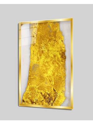 Miraax Soyut Cam Tablo