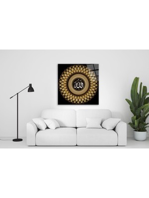 Miraax Ayetler Cam Tablo 50X50 cm