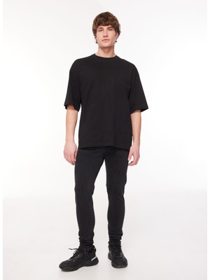 The Crow Normal Bel Dar Füme Erkek Denim Pantolon TC5003