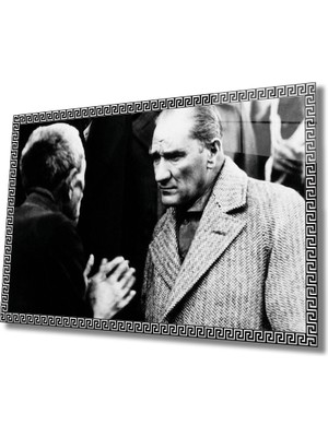 Miraax Atatürk Cam Tablo