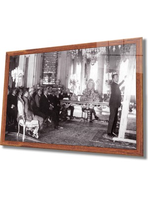 Miraax Atatürk Cam Tablo