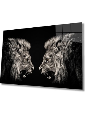 Miraax Aslan Cam Tablo