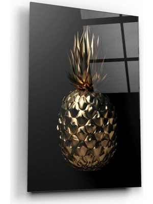 Miraax Gold Ananas Cam Tablo