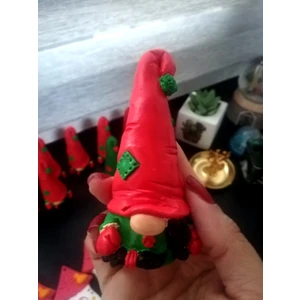 Yeni Yıl Temalı Gnome (Şans Cücesi) Biblo Gnome