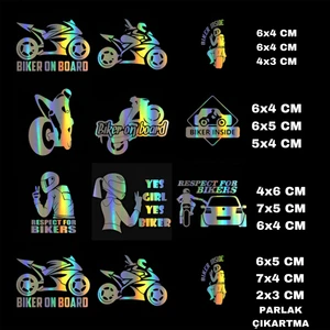 Sticker Fosforlu Sticker Motorsiklet Kask Telefon