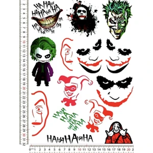 Fatih Sticker Jokey 14 Parça Motorsiklet Kask Leptop Araç Sticker Çıkartma