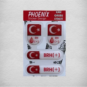Kan Grubu Damla Sticker Brh Pozitif