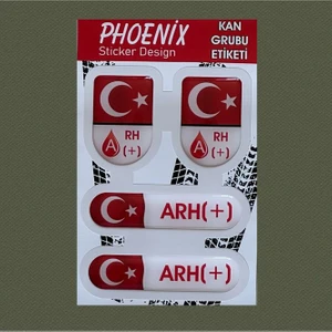 Kan Grubu Damla Sticker Arh Pozitif