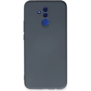 Huawei Mate 20 Lite Kılıf Nano Içi Kadife  Silikon - Gri 300099