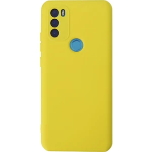 General Mobile Gm 21 Plus Kılıf Nano Içi Kadife  Silikon - Sarı 300099